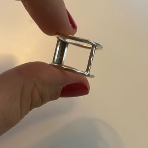 Silpada hammered double banded ring